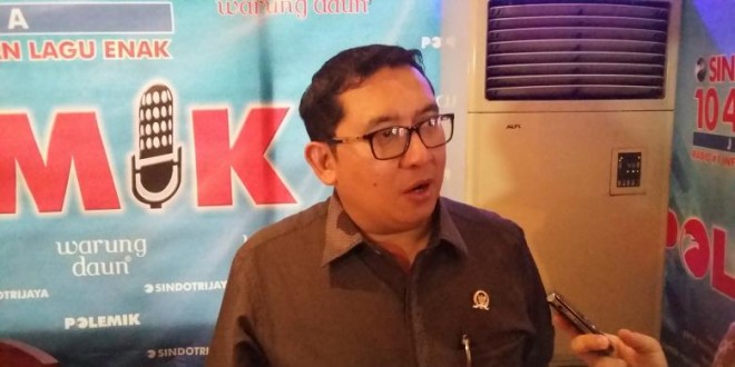 KOMPAS.com/ABBA GABRILLIN Wakil Ketua DPR Fadli Zon, seusai menjadi narasumber dalam diskusi polemik di Cikini, Jakarta Pusat, Sabtu (8/8/2015).