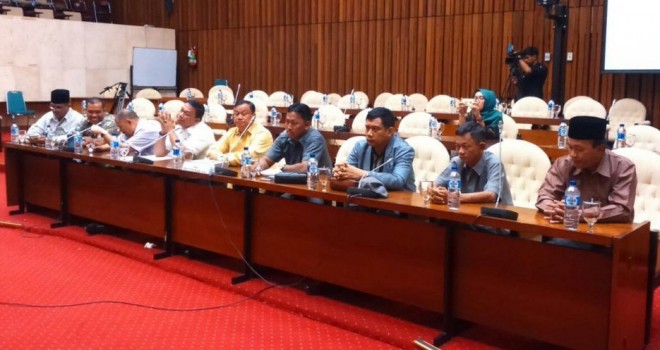 Berlangsungnya audiensi komisi A DPRD Muarojambi dengan anggota DPR RI