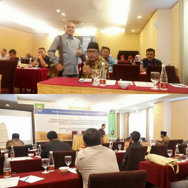 Suasana acara Bintek DPRD Muarojambi 