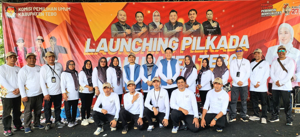 KPU Tebo Launching Pilkada Serentak Tahun 2024